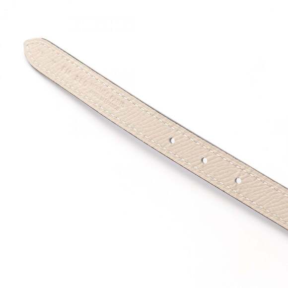 Hermes Hermès Ankle Clé belt, clothing, Epsom leather, Swift women's, ivory, ... - Picture 3 of 6